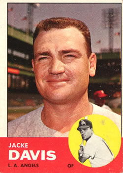 1963 Topps Baseball Cards      117     Jacke Davis